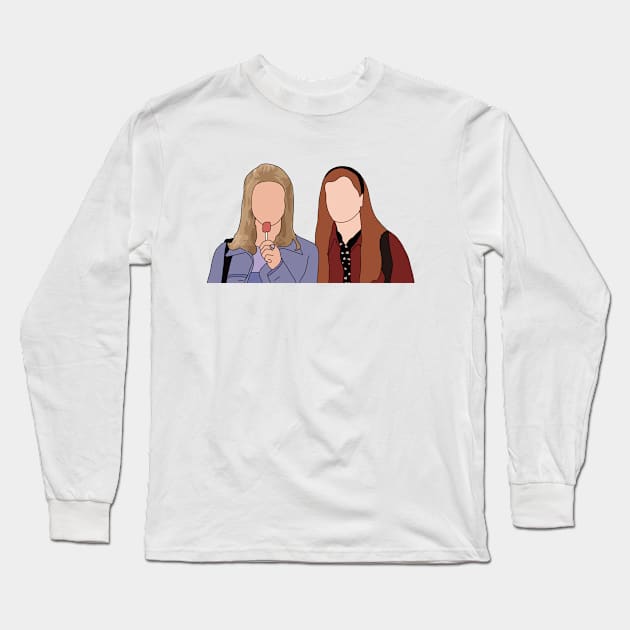 Buffy and willow Long Sleeve T-Shirt by aluap1006